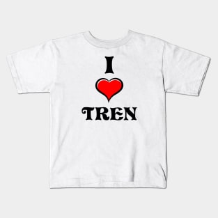 I Love Tren - Funny Gym Meme Kids T-Shirt